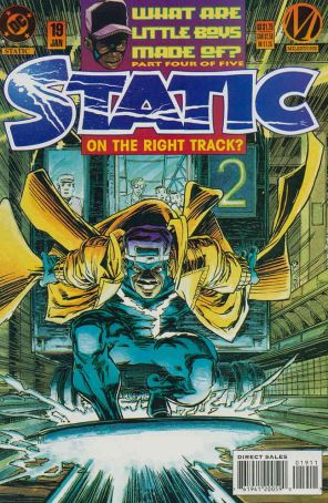 Static 19 published by DC with cover art by Wilfred Santiago