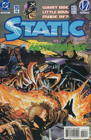 Static 20 published by DC with cover art by Wilfred Santiago
