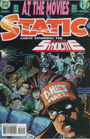 Static 21 published by DC with cover art by Wilfred Santiago