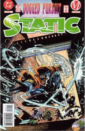 Static 22 published by DC with cover art by Wilfred Santiago