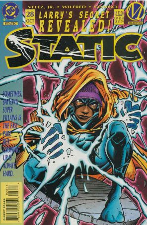 Static 28 published by DC with cover art by Jeffrey Moore