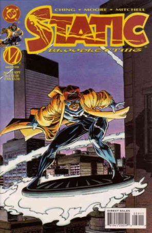 Static 39 published by DC with cover art by Mark D. Bright