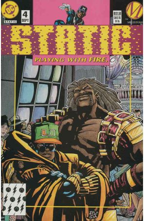 Static 4 published by DC with cover art by John Paul Leon