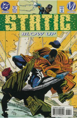 Static 6 published by DC with cover art by John Paul Leon