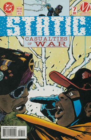 Static 7 published by DC with cover art by John Paul Leon