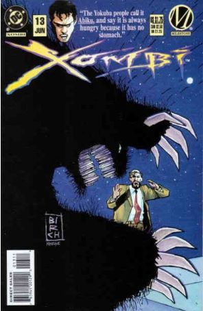 Xombi 13 published by DC with cover art by J.J. Birch