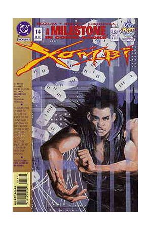Xombi 14 published by DC with cover art by J.J. Birch
