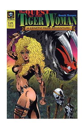 The Quest of the Tiger Woman 1 published by Millennium with cover art by Sean Shaw