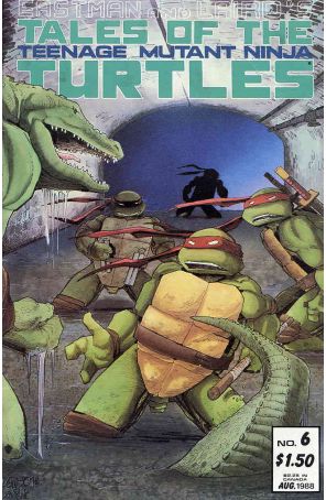Tales of the Teenage Mutant Ninja Turtles 6 published by Mirage with cover art by Jim Lawson