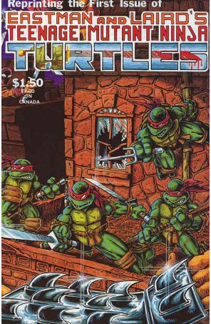 Teenage Mutant Ninja Turtles (1st Series) 1 (4th) published by Mirage