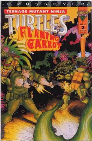 Teenage Mutant Ninja Turtles/Flaming Carrot Crossover 2 published by Mirage