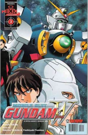 Mobile Suit Gundam Wing 3 published by Mixx with cover art by Koichi Tokita
