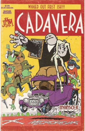Cadavera 1 published by Monster with cover art by J. Michael McCarthy