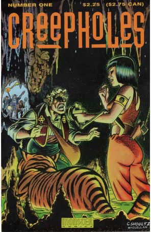 Creepholes 1 published by Monster with cover art by Curt Shoultz