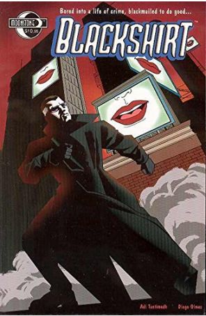Blackshirt TPB 1 published by Moonstone with cover art by Diego Olmos