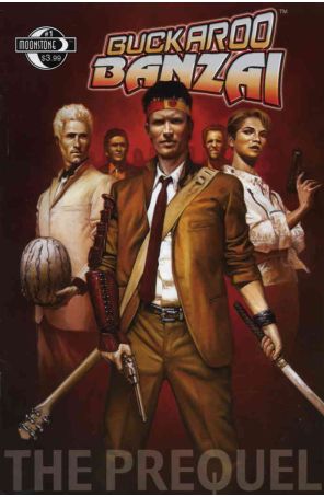Buckaroo Banzai: The Prequel 1 published by Moonstone with cover art by David Palumbo