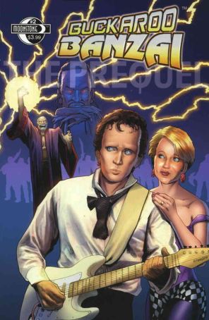 Buckaroo Banzai: The Prequel 2 published by Moonstone with cover art by Ken Wheaton