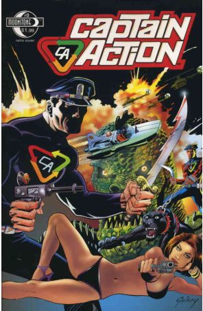 Captain Action (Moonstone) 0B published by Moonstone with cover art by Paul Gulacy
