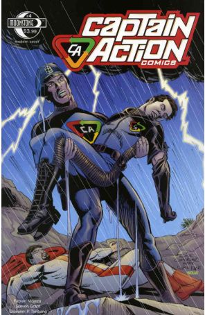 Captain Action Comics 4A published by Moonstone with cover art by Dick Giordano