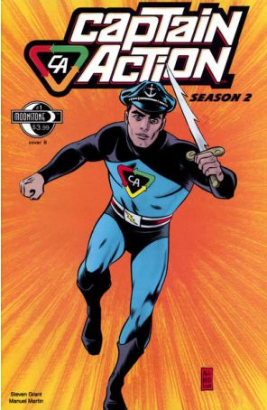 Captain Action Season Two 1B published by Moonstone with cover art by Mike Allred