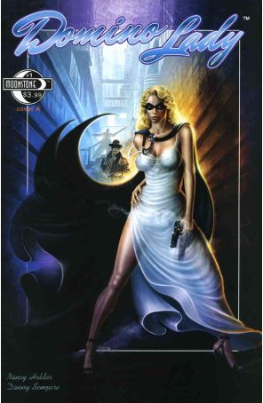 Domino Lady (2nd Series) 1A published by Moonstone with cover art by Uwe Jarling