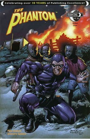 Phantom (5th Series) 17A published by Moonstone with cover art by Darryl Banks