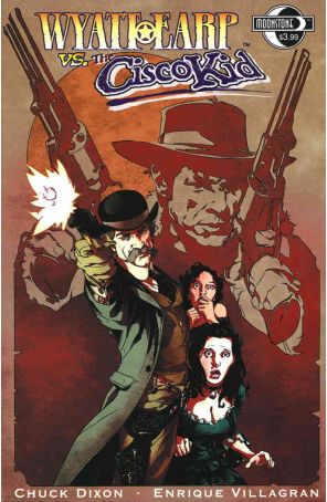 Wyatt Earp vs. The Cisco Kid 1 published by Moonstone with cover art by Kalman Andrasofszky