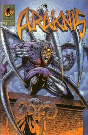 Araknis 3 published by Morningstar with cover art by Michael Ortiz