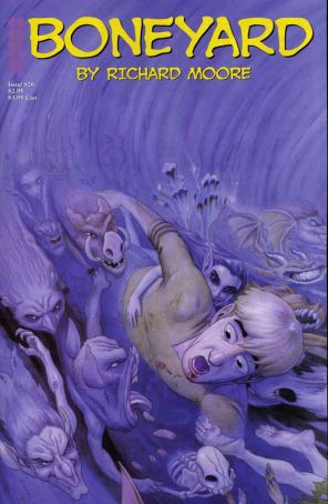 Boneyard 26 published by NBM with cover art by Richard Moore