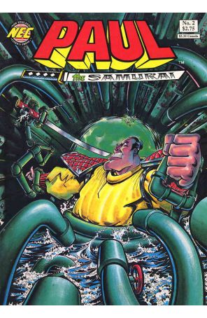 Paul the Samurai (Mini-Series) 2 published by NEC with cover art by Ben Edlund