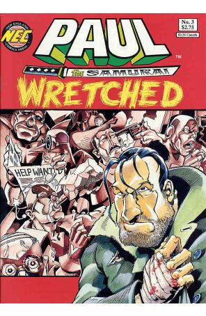 Paul the Samurai (Mini-Series) 3 published by NEC with cover art by Ben Edlund