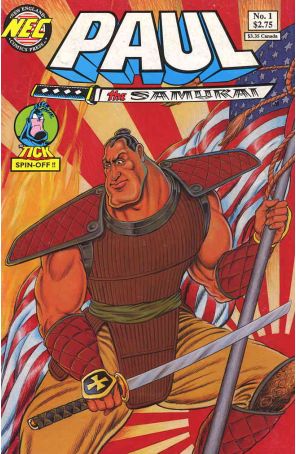 Paul the Samurai 1 published by NEC with cover art by Dave Garcia
