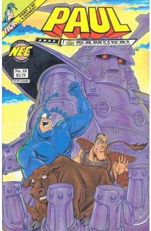 Paul the Samurai 10 published by NEC with cover art by Dave Garcia