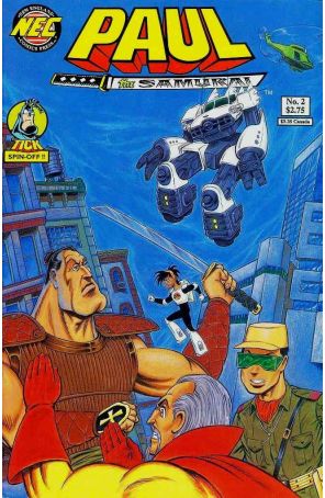 Paul the Samurai 2 published by NEC with cover art by Dave Garcia