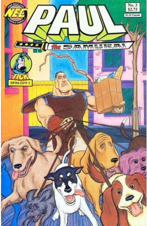 Paul the Samurai 3 published by NEC with cover art by Dave Garcia