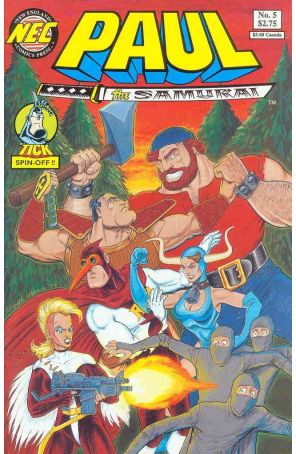 Paul the Samurai 5 published by NEC with cover art by Dave Garcia