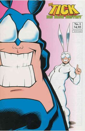 The Tick Big Blue Destiny 1A published by NEC with cover art by Eli Stone