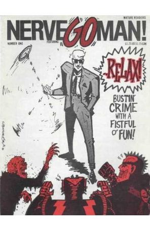 Nerve 1 published by Nerve Bomb with cover art by Bill Widener