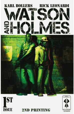 Watson and Holmes 1 (2nd) published by New Paradigm with cover art by Rick Leonardi