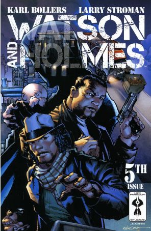 Watson and Holmes 5 published by New Paradigm with cover art by Larry Stroman
