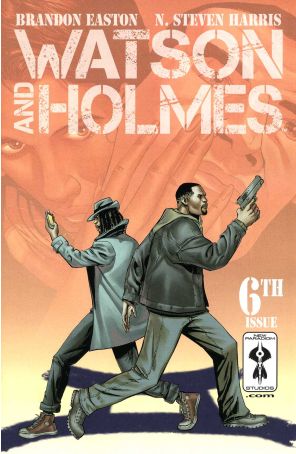 Watson and Holmes 6 published by New Paradigm with cover art by N. Steven Harris