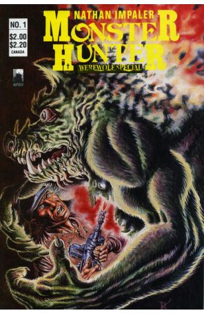 Nathan Impaler, Monster Hunter Werewolf Special 1 published by Night Realm with cover art by Kent Burles