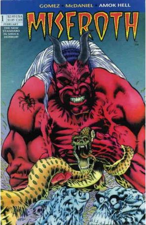 Miseroth: Amok Hell 1 published by Northstar with cover art by Adam McDaniel