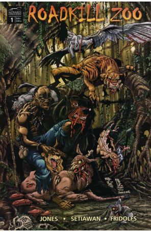 Roadkill Zoo 1 published by Novaris with cover art by Nick Bradshaw