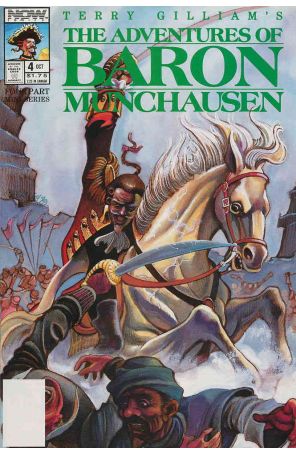The Adventures of Baron Munchausen 4 published by Now with cover art by Mark Wheatley