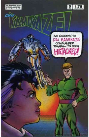 Dai Kamikaze! 5 published by Now with cover art by Tom Morgan and Cygnet Ash