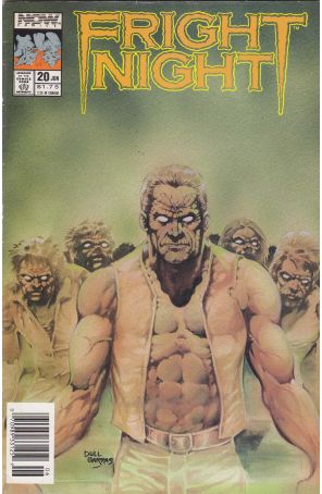 Fright Night 20 (Newsstand) published by Now with cover art by Dell Barras