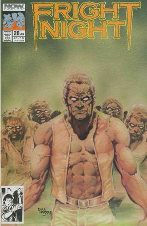 Fright Night 20 published by Now with cover art by Dell Barras