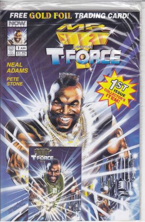 Mr. T and the T-Force 1 (with card) published by Now with cover art by Neal Adams