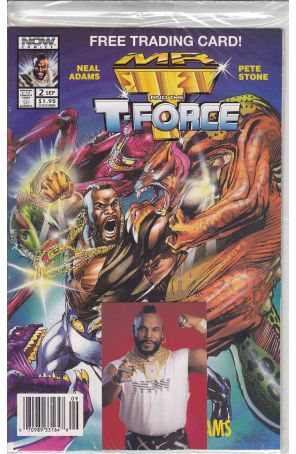 Mr. T and the T-Force 2 (Newsstand) (with card) published by Now with cover art by Neal Adams